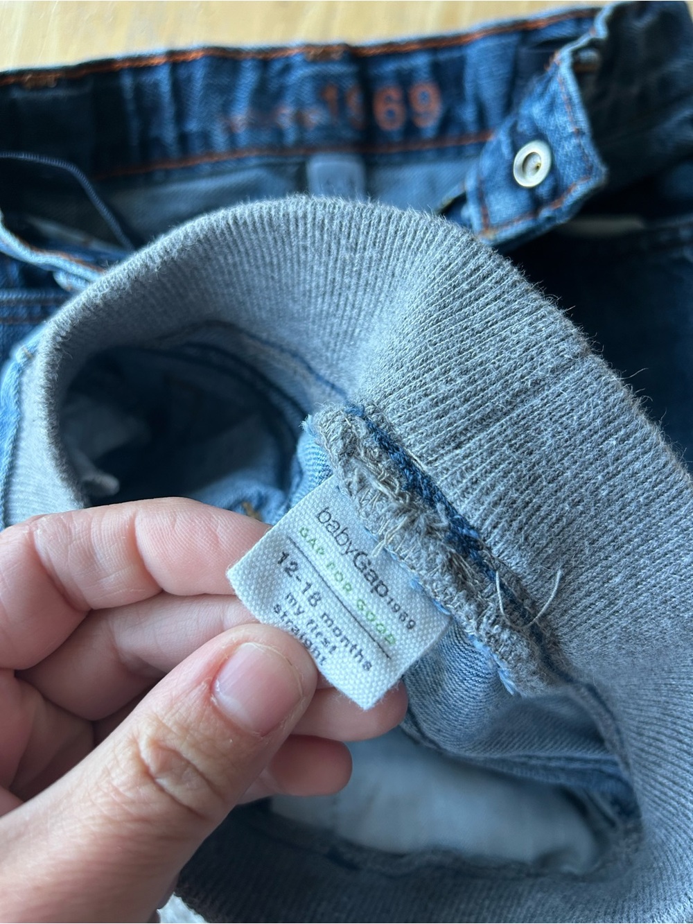 Baby boy toddler jeans bundle 12-18 months polar bear! Baby gap old navy - Picture 4 of 7